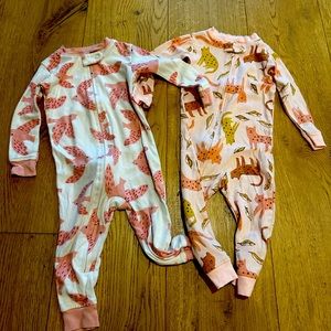 Little planet organic cotton pjs 6-12 months qty 2